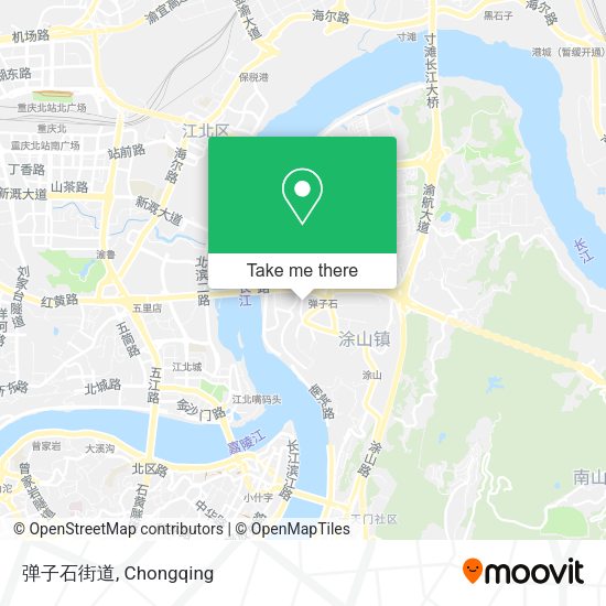弹子石街道 map