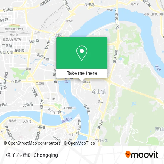 弹子石街道 map