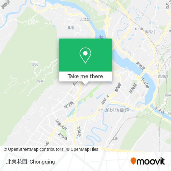 北泉花园 map