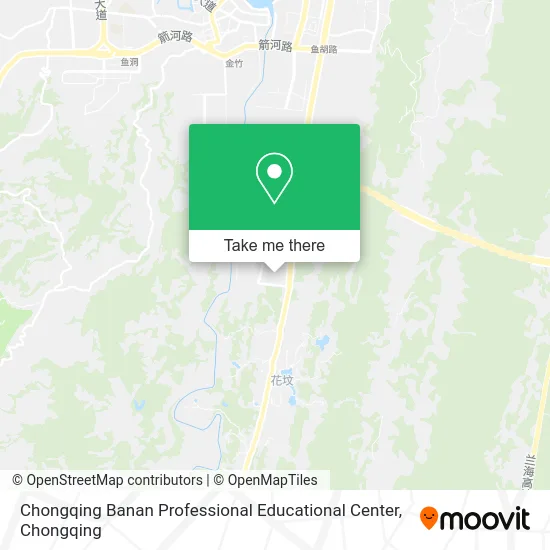 Chongqing Banan Professional Educational Center map