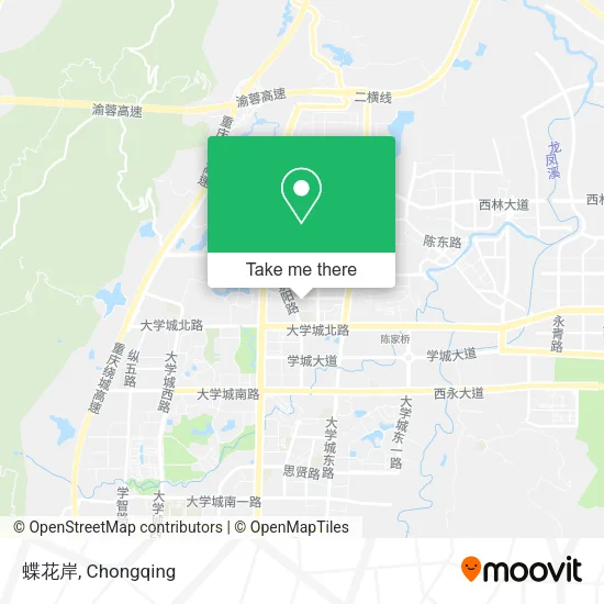 蝶花岸 map