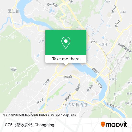 G75北碚收费站 map