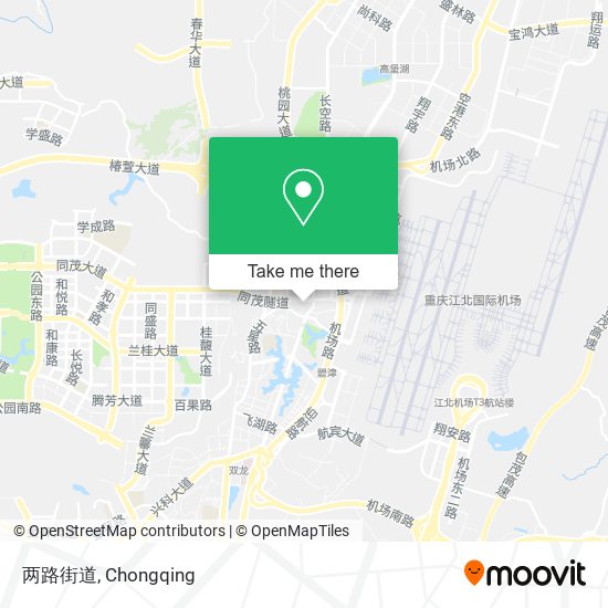 两路街道 map