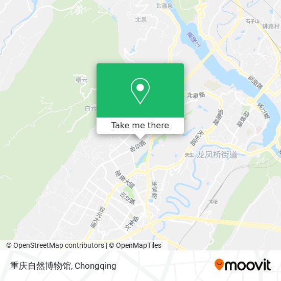 重庆自然博物馆 map