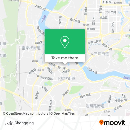 八舍 map
