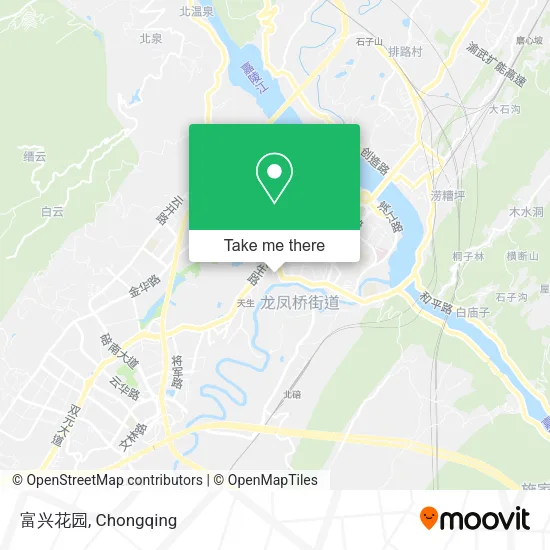富兴花园 map