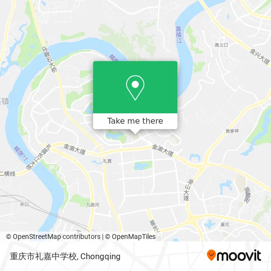 重庆市礼嘉中学校 map
