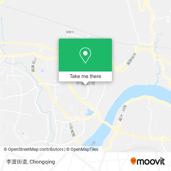 李渡街道 map