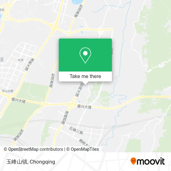 玉峰山镇 map