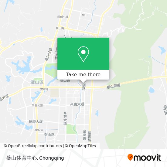 璧山体育中心 map