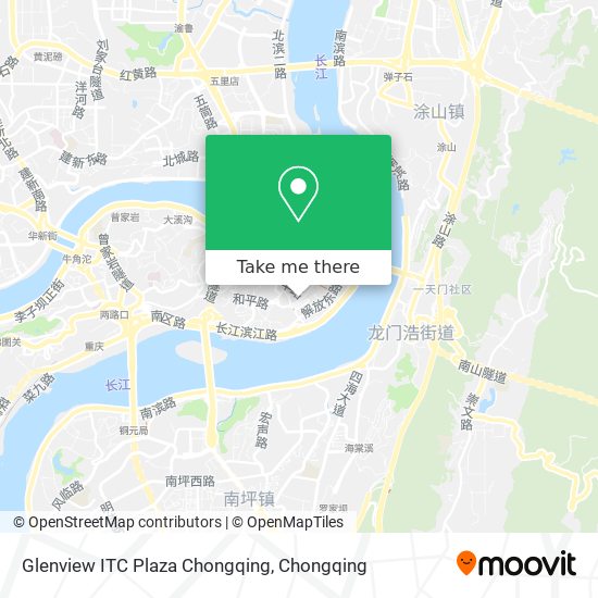 Glenview ITC Plaza Chongqing map