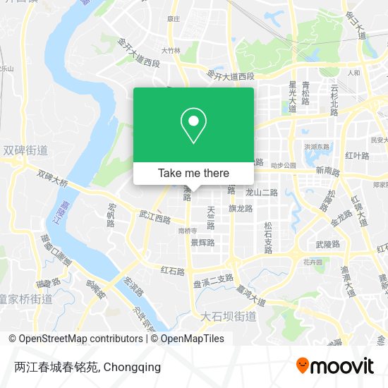 两江春城春铭苑 map