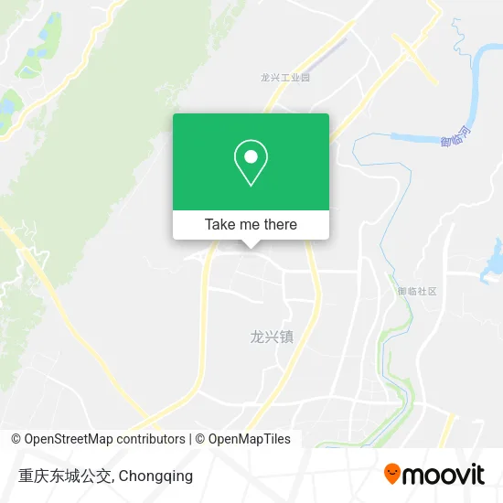 重庆东城公交 map