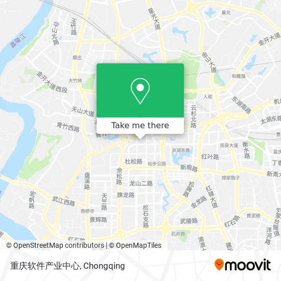 重庆软件产业中心 map