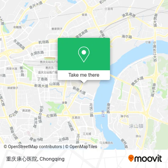 重庆康心医院 map