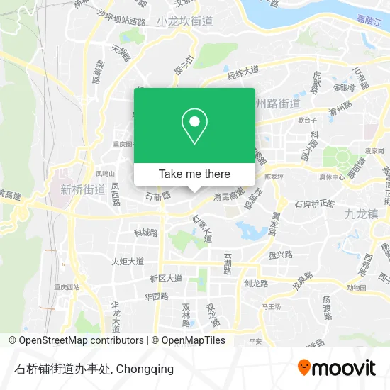 石桥铺街道办事处 map