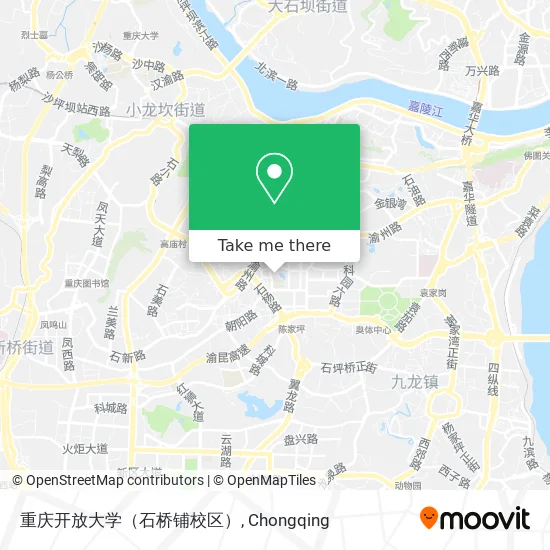 重庆开放大学（石桥铺校区） map