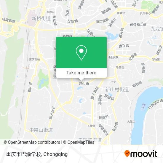 重庆市巴渝学校 map