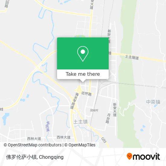 佛罗伦萨小镇 map