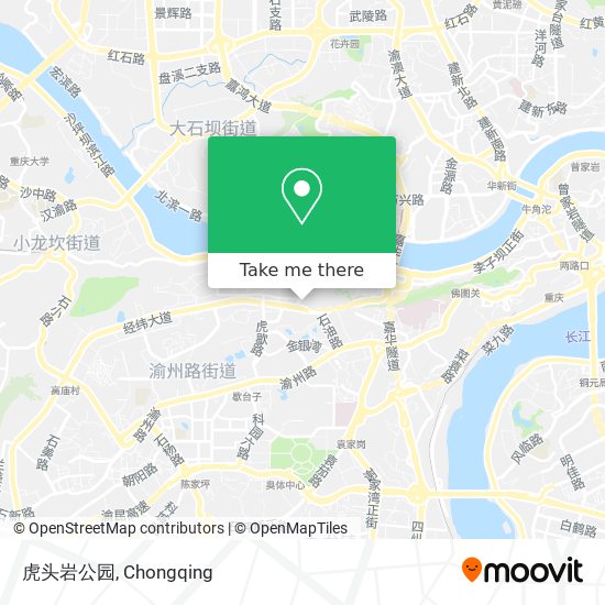 虎头岩公园 map