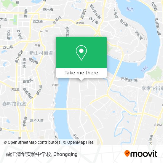 融汇清华实验中学校 map