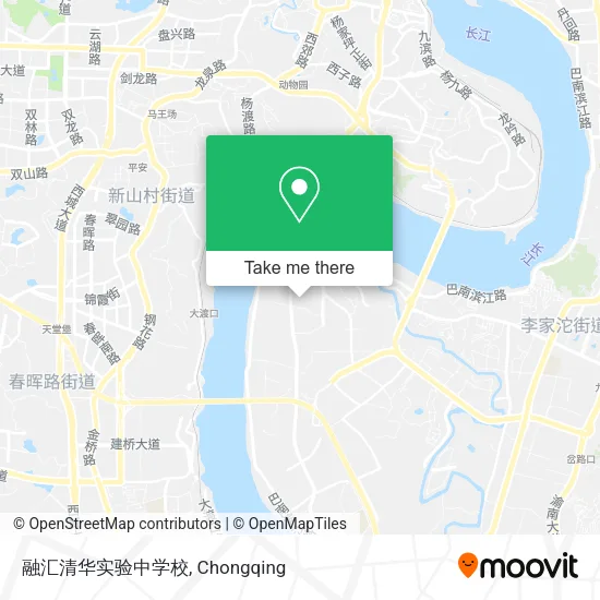融汇清华实验中学校 map