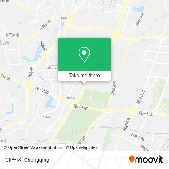 卸车区 map