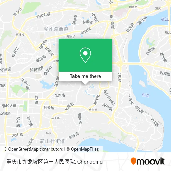 重庆市九龙坡区第一人民医院 map