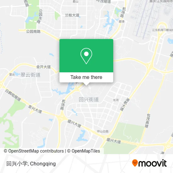 回兴小学 map