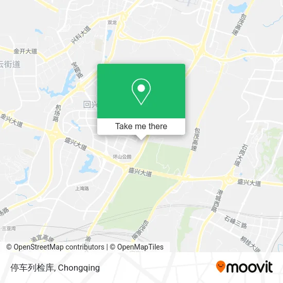 停车列检库 map