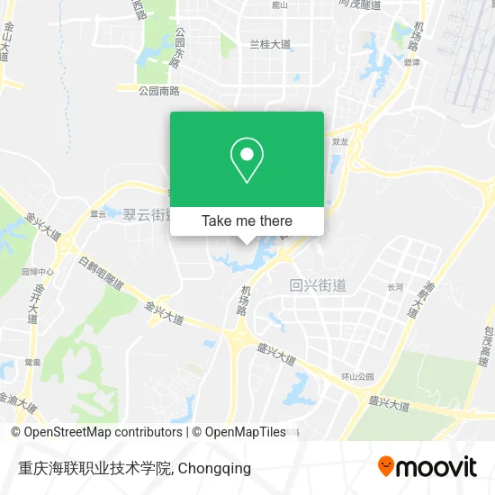重庆海联职业技术学院 map