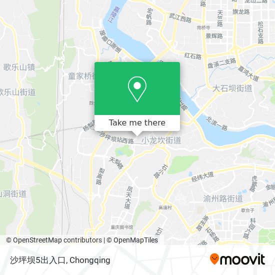 沙坪坝5出入口 map