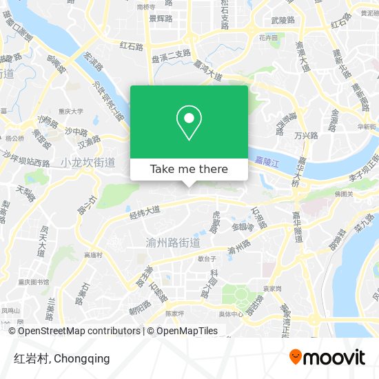 红岩村 map
