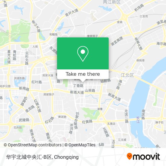 华宇北城中央汇-B区 map