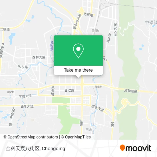 金科天宸八街区 map