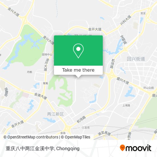 重庆八中两江金溪中学 map