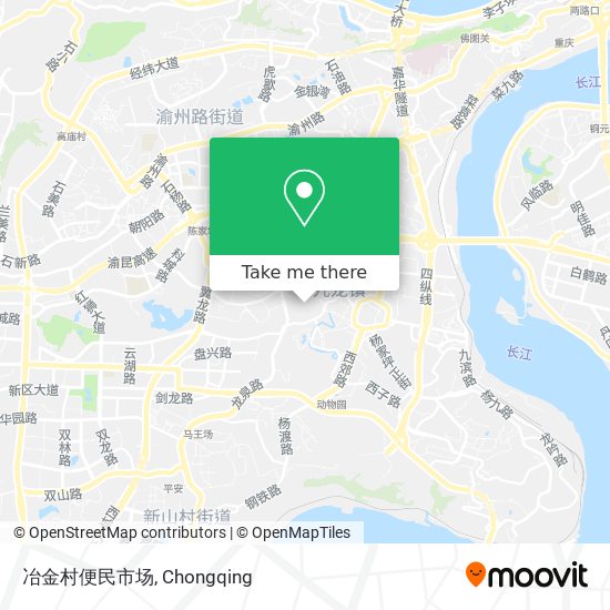 冶金村便民市场 map