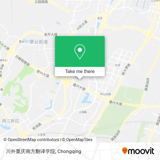 川外重庆南方翻译学院 map