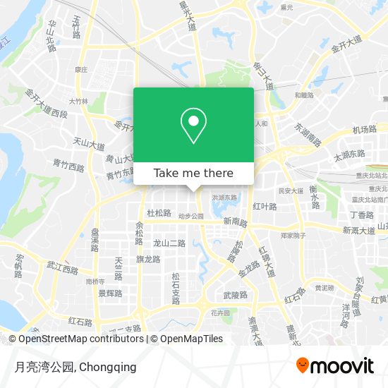 月亮湾公园 map