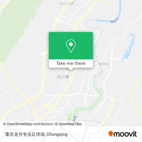 重庆龙兴专业足球场 map