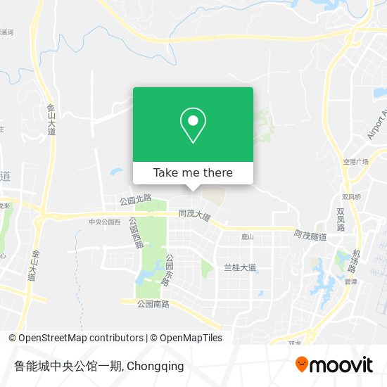 鲁能城中央公馆一期 map