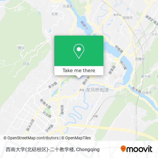西南大学(北碚校区)-二十教学楼 map