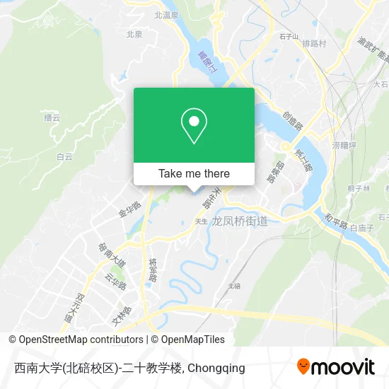 西南大学(北碚校区)-二十教学楼 map
