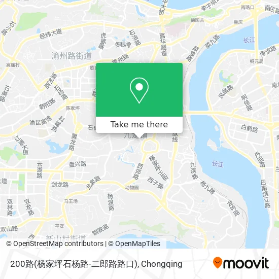 200路(杨家坪石杨路-二郎路路口) map