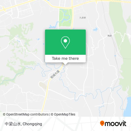 中梁山水 map