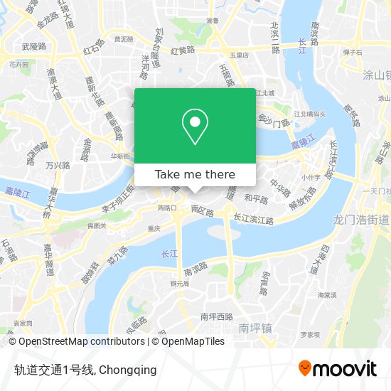轨道交通1号线 map
