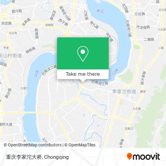 重庆李家沱大桥 map