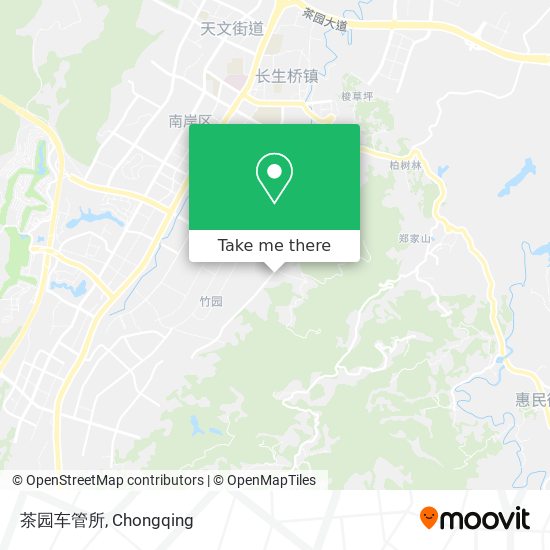 茶园车管所 map