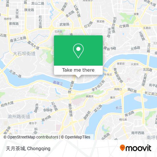 天月茶城 map