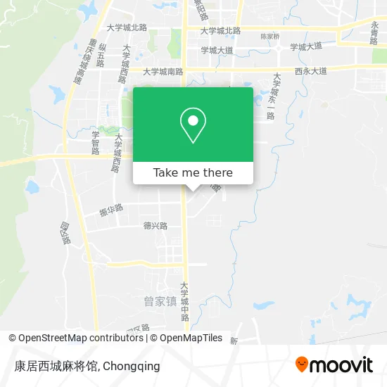 康居西城麻将馆 map